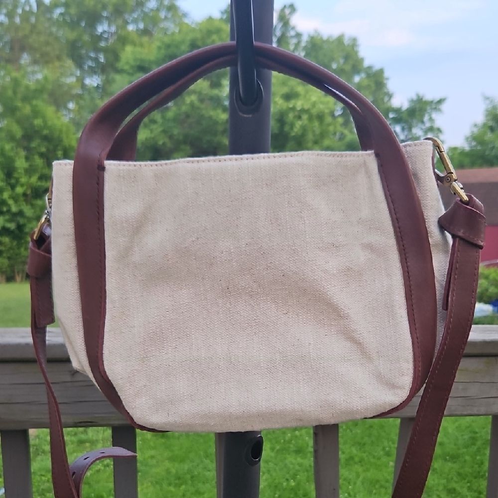 Madewell The SIDNEY Crossbody Bag Cotton-linen